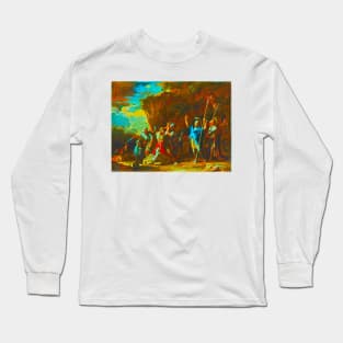 Salvator Rosa scene from the greek history Long Sleeve T-Shirt